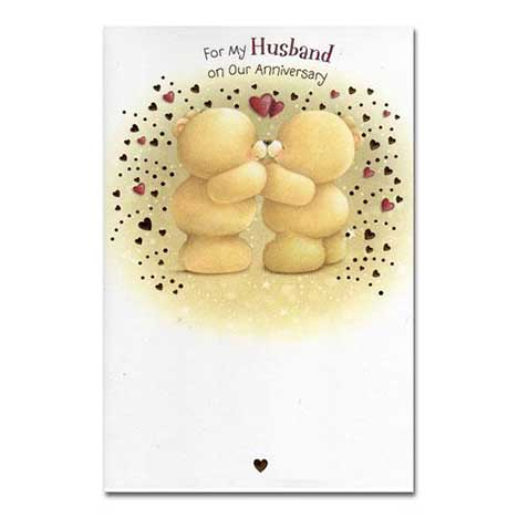 Husband Anniversary Forever Friends Card